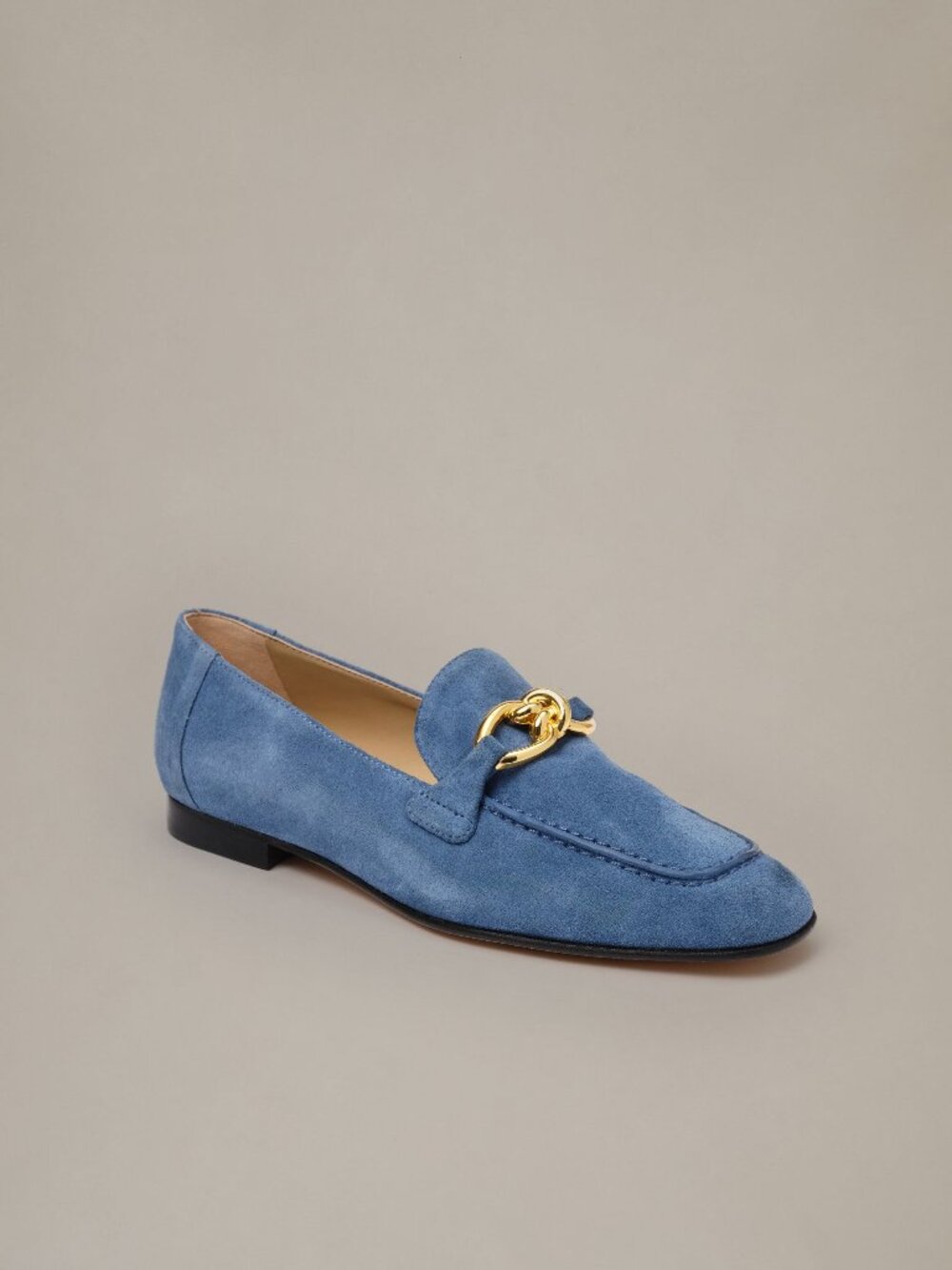 J McLaughlin Mila Suede Loafers - Blue NEW